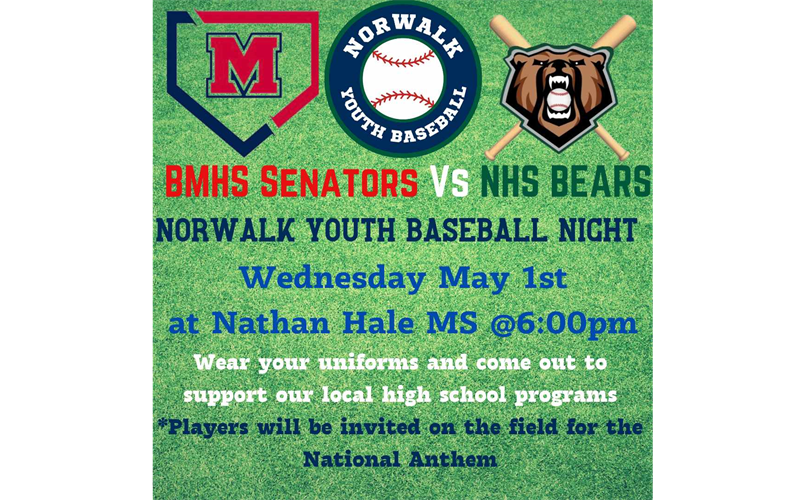 Norwalk Youth Baseball Night