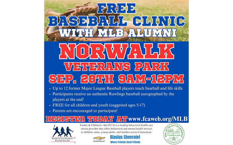 Free Baseball Clinic w/MLB Alumni